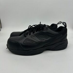 New Balance Composite Toe Industrial Shoes Mens 14 Black Safety Lace Up MID627B2